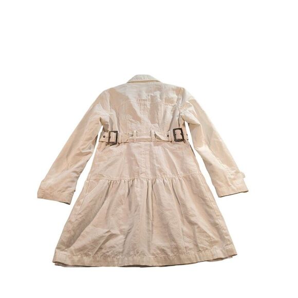 Millard Fillmore MF-13 Pea Coat Women Sz XS 4 Button Utility White Work Winter - Picture 8 of 9